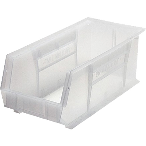 Ultra Stack & Hang Bin, 8-1/4" W x 7" H x 18" D, Clear M & M Nord Ouest Inc