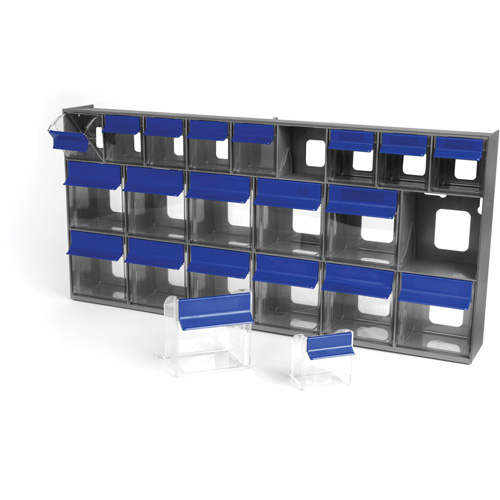 Compartiments pour bacs inclinables, 23-5/8" la x 3-5/8" p x 11-1/6" h, 21 tiroirs M & M Nord Ouest Inc