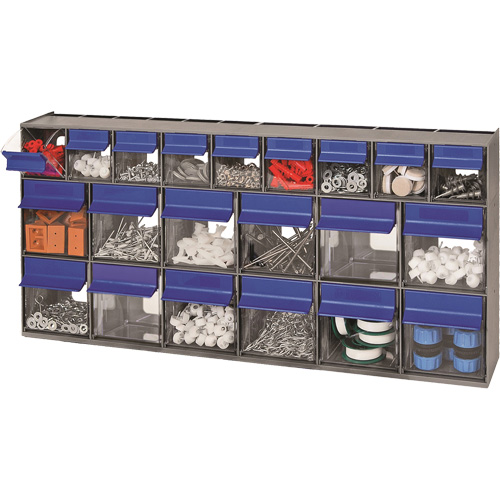 Compartiments pour bacs inclinables, 23-5/8" la x 3-5/8" p x 11-1/6" h, 21 tiroirs M & M Nord Ouest Inc