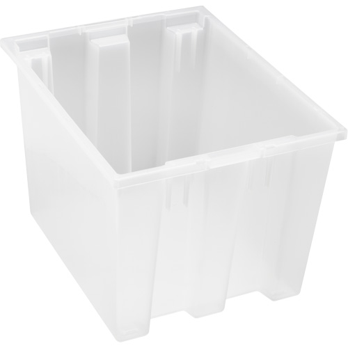 Contenant robuste Stack & Nest, 13" x 15,5" x 19,5", Transparent M & M Nord Ouest Inc