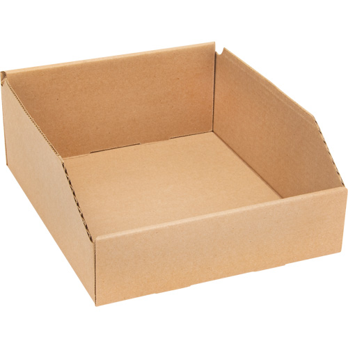Boîtes profondes en carton ondul&eacute;, 9-3/4" la x 11-1/4" p x 4-1/2" h, Beige M & M Nord Ouest Inc