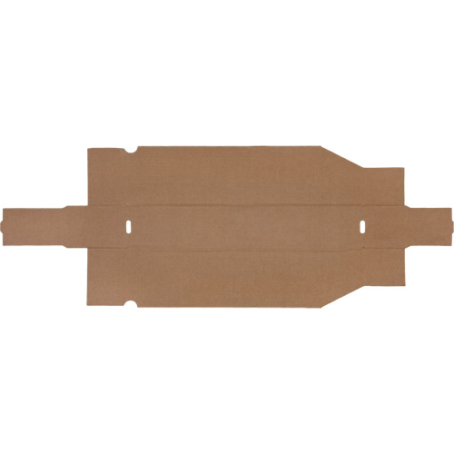 Boîtes profondes en carton ondul&eacute;, 1-7/8" la x 17-1/8" p x 4-1/2" h, Beige M & M Nord Ouest Inc