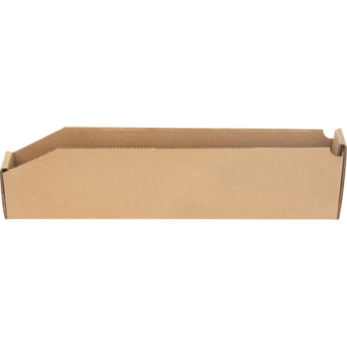 Boîtes profondes en carton ondul&eacute;, 2-7/8" la x 17-1/4" p x 4-1/2" h, Beige M & M Nord Ouest Inc