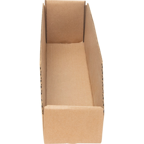 Boîtes profondes en carton ondul&eacute;, 3-3/4" la x 17-1/4" p x 4-1/2" h, Beige M & M Nord Ouest Inc