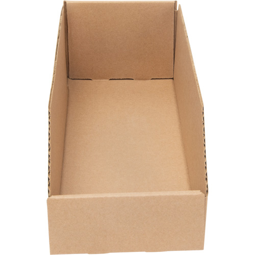 Boîtes profondes en carton ondul&eacute;, 5-3/4" la x 17-1/4" p x 4-1/2" h, Beige M & M Nord Ouest Inc