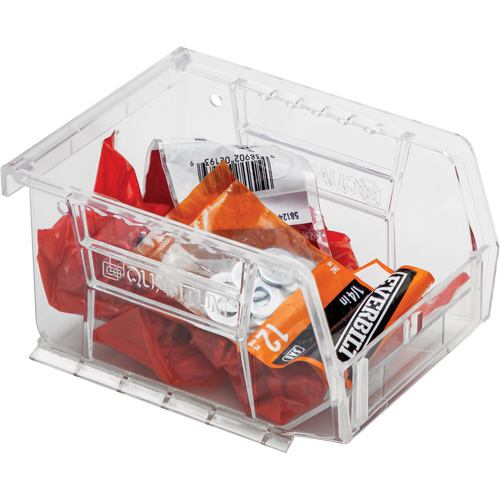 Bacs tr&egrave;s transparents Ultra, 4-1/8" la, 3" h x 5-3/8" p, Transparent M & M Nord Ouest Inc