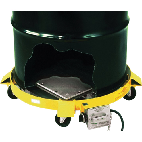 Socle chauffant &agrave; baril M & M Nord Ouest Inc