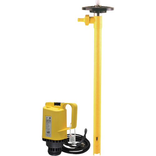 Electric Drum Pumps, Polypropylene, 45 GPM M & M Nord Ouest Inc