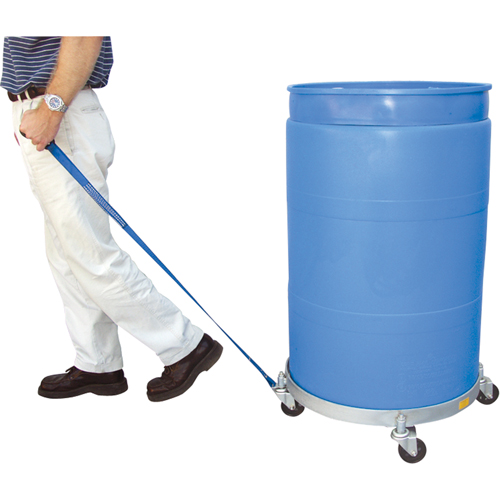 Multi-Tier Drum Dollies, Steel, 900 lbs. Capacity, 23-1/2" Diameter, Rubber Casters M & M Nord Ouest Inc