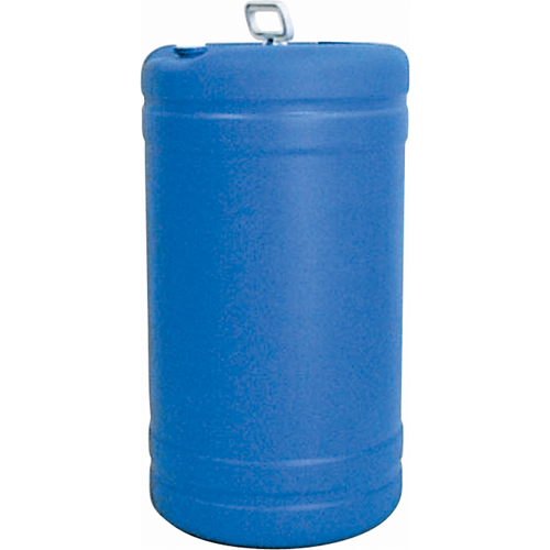 Barils en poly&eacute;thyl&egrave;ne &agrave; ouverture &eacute;troite, 15 gal. US (12,49 gal. imp.), Dessus ferm&eacute;, Bleu M & M Nord Ouest Inc