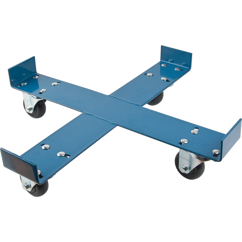 Drum Dolly, Steel, 750 lbs. Capacity, 24" Diameter, Polyolefin Casters M & M Nord Ouest Inc