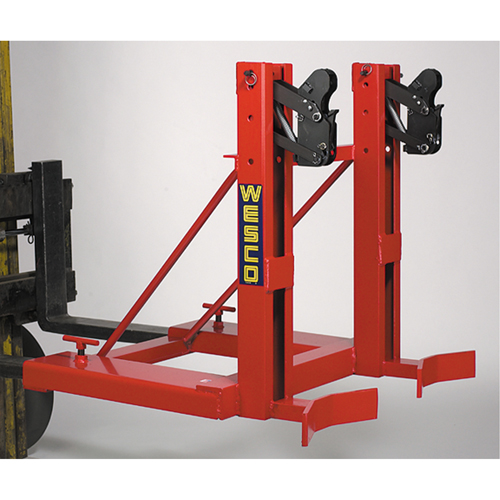 Gator Grip Forklift Attachment for Drum Handling, For 30 US Gal. (25 Imperial Gal.) / 50 US Gal. (41.6 Imperial Gal.) / 80 US Gal. (66.6 Imperial Gal.) M & M Nord Ouest Inc