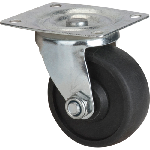 Caster, Swivel, 3" (76 mm), Polyolefin, 250 lbs. (113 kg.) M & M Nord Ouest Inc