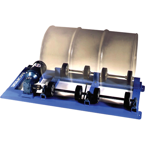 M&eacute;langeur rotatif stationnaire &agrave; baril unique, 55 gal. US (45 gal. imp.) Capacit&eacute;, Vitesse fixe, 0,5 CV M & M Nord Ouest Inc