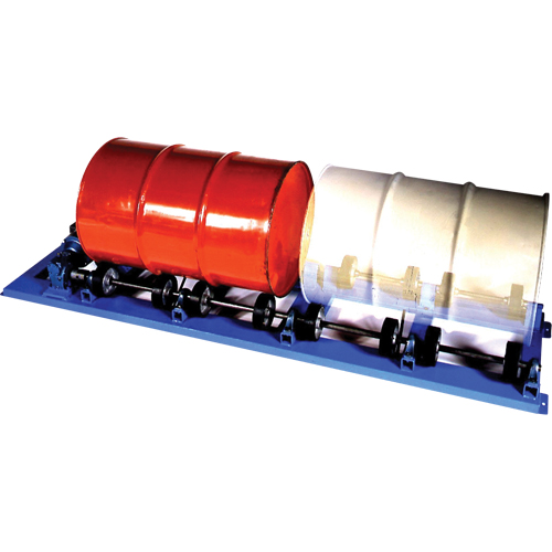 Double Stationary Drum Roller, 55 US gal. (45 Imperial Gal.) Capacity, Fixed Speed, 1 HP M & M Nord Ouest Inc