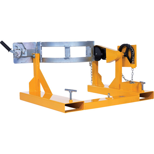 Fork Mounted Drum Carrier, For 55 US Gal. (45.8 Imperial Gal.) M & M Nord Ouest Inc