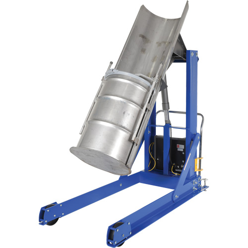 Tombereau hydraulique portatif pour baril, Pour 30 - 55 gal. US (25 - 45,8 gal. imp.) M & M Nord Ouest Inc