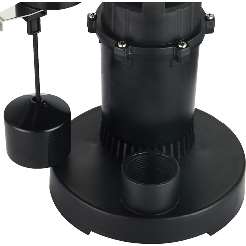 Thermoplastic Submersible Sump Pump, 2560 GPH, 115 V, 4.6 A, 1/3 HP M & M Nord Ouest Inc