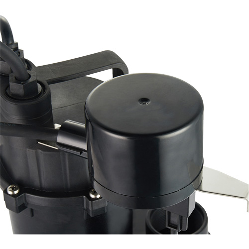 Thermoplastic Submersible Sump Pump, 2560 GPH, 115 V, 4.6 A, 1/3 HP M & M Nord Ouest Inc