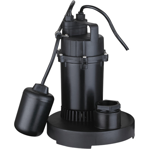 Pompe de puisard submersible thermoplastique, 2560 gal./h, 115 V, 4,6 A, 1/3 CV M & M Nord Ouest Inc