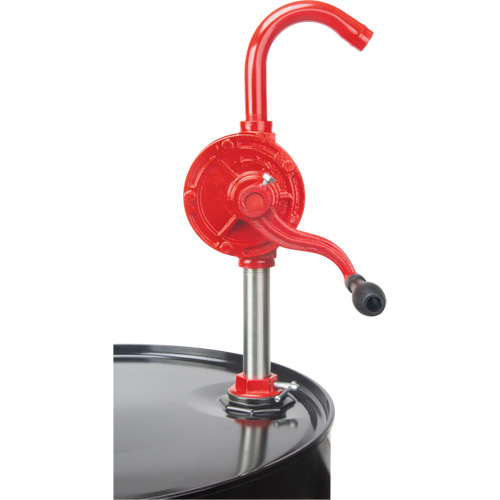 Rotary Type Drum Pump, Cast Iron/Steel, Fits 30-55 Gal., 8 oz./Stroke M & M Nord Ouest Inc