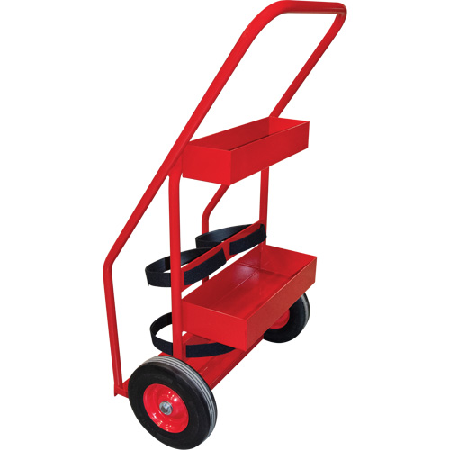 Chariot de prevention d'incendie pour travaux &agrave; chaud, Roues Semi-pneumatique, Base de 17,75" la x 8,9" lo, 100 lb M & M Nord Ouest Inc