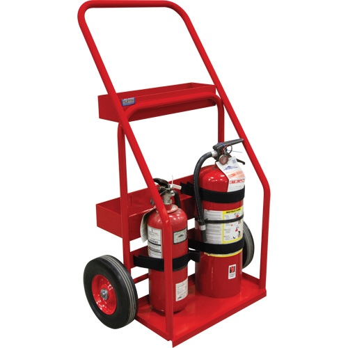 Chariot de prevention d'incendie pour travaux &agrave; chaud, Roues Semi-pneumatique, Base de 17,75" la x 8,9" lo, 100 lb M & M Nord Ouest Inc
