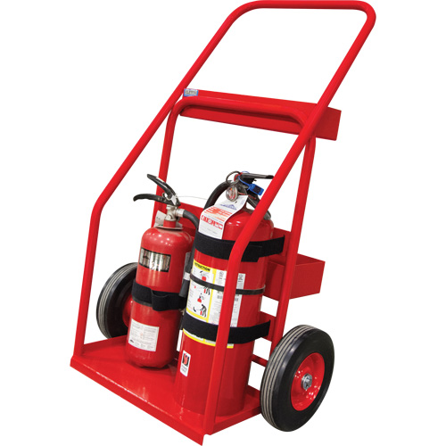 Chariot de prevention d'incendie pour travaux &agrave; chaud, Roues Semi-pneumatique, Base de 17,75" la x 8,9" lo, 100 lb M & M Nord Ouest Inc
