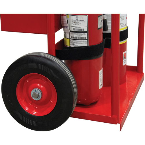 Chariot de prevention d'incendie pour travaux &agrave; chaud, Roues Semi-pneumatique, Base de 17,75" la x 8,9" lo, 100 lb M & M Nord Ouest Inc
