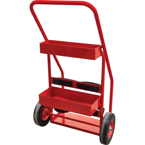 Chariot de prevention d'incendie pour travaux &agrave; chaud, Roues Semi-pneumatique, Base de 17,75" la x 8,9" lo, 100 lb M & M Nord Ouest Inc