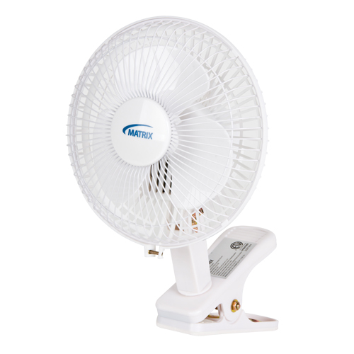 Ventilateur &agrave; pince & de bureau, Diam&egrave;tre 6", 2 vitesses M & M Nord Ouest Inc