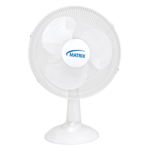 Oscillating Desk Fan with Push Buttons, 16" Diameter, 3 Speeds M & M Nord Ouest Inc