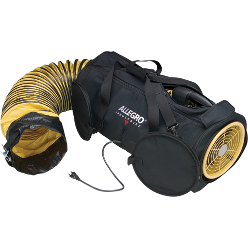 Ventilateurs axiaux  Air Bag  ALLEGRO INDUSTRIES, 1/4 CV, 700 pi³/min M & M Nord Ouest Inc
