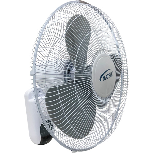 Ventilateur mural oscillant, Commercial, 3 vitesses, Diam&egrave;tre de 16" M & M Nord Ouest Inc