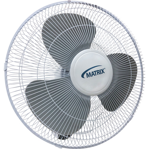 Ventilateur mural oscillant, Commercial, 3 vitesses, Diam&egrave;tre de 16" M & M Nord Ouest Inc