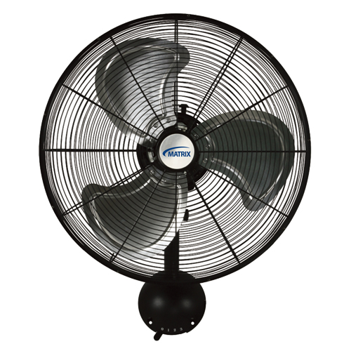 High-Velocity Oscillating Wall Fan, Industrial, 3 Speed, 20" Diameter M & M Nord Ouest Inc