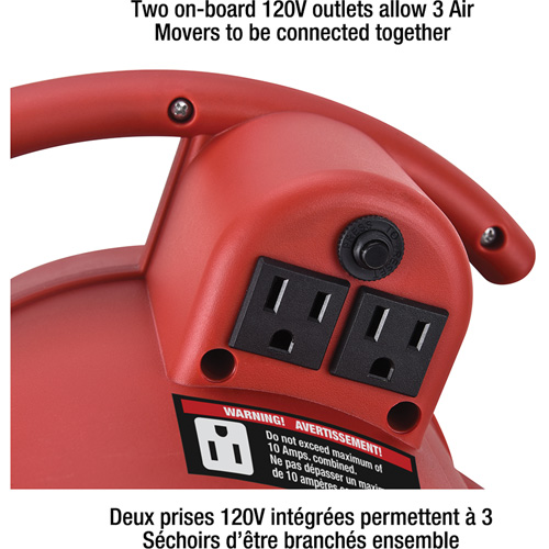 Air Mover, 550 CFM M & M Nord Ouest Inc