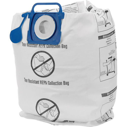 Genuine HEPA Tear-Resistant Filter Bags, 5 - 10 US gal. M & M Nord Ouest Inc