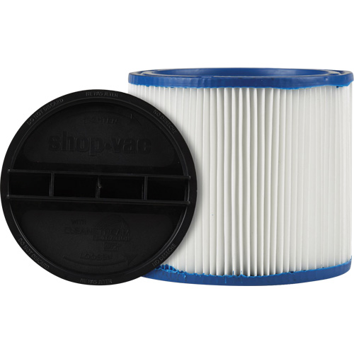 CleanStream&reg; Gore&reg; Wet/Dry Vacuum Filter, Cartridge/Hepa, Fits 5 US gal. M & M Nord Ouest Inc