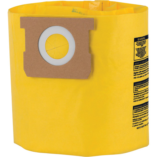 Sacs filtrants jetables &agrave; haute efficacit&eacute; de type D, 4 gal. US M & M Nord Ouest Inc