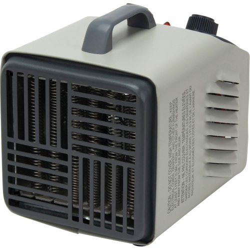 Personal Metal Shop Heater with Thermostat, Fan, Electric M & M Nord Ouest Inc