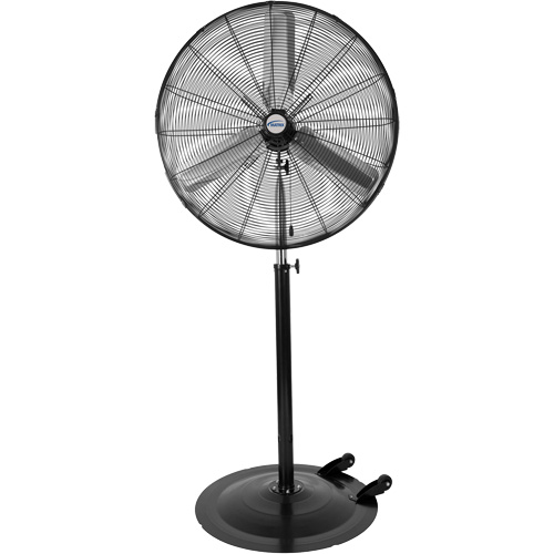 Oscillating Pedestal Fan with Casters, Industrial, 3 Speed, 30" Diameter M & M Nord Ouest Inc