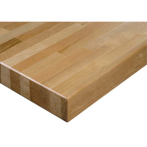 Laminated Hardwood Workbench Top, 72" W x 24" D, Square Edge, 1-3/4" Thick M & M Nord Ouest Inc