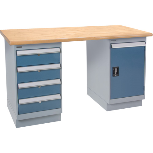 &eacute;tabli pr&eacute;conçu, Porte & tiroirs, Cap 2500 lb, 60" la x 36" p, 34" h M & M Nord Ouest Inc