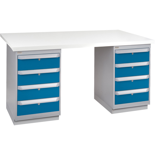Pre-Designed Workbench, 72" W x 30" D x 34" H, 2500 lbs. Capacity M & M Nord Ouest Inc