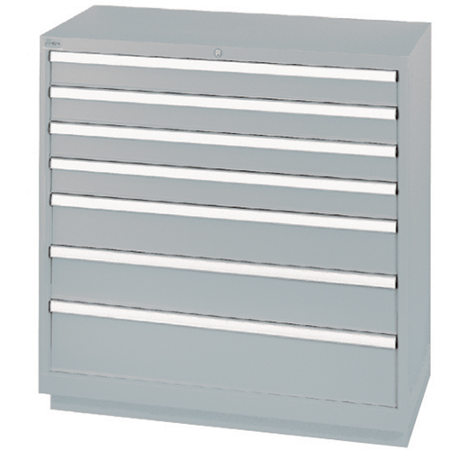 Armoires de rangement avec tiroirs, 7 tiroirs, 40-1/4" la x 22-1/2" p x 41-3/4" h, Gris M & M Nord Ouest Inc