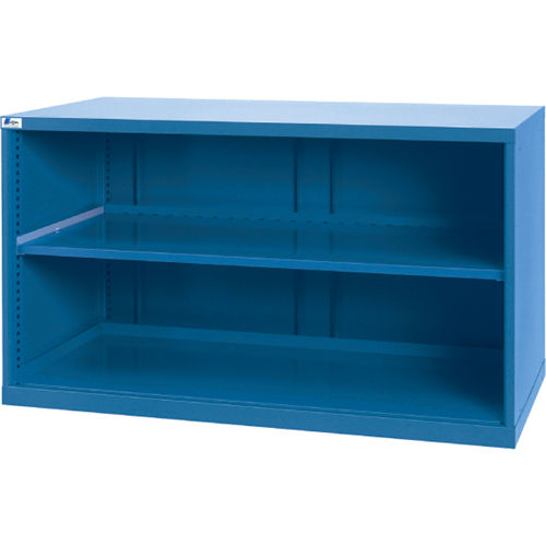 Shelf Cabinets, Steel, 33-1/2" H x 56-1/2" W x 28-1/2" D, Bright blue M & M Nord Ouest Inc