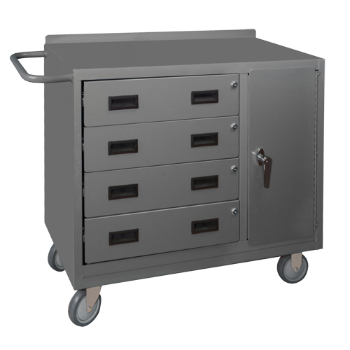 Mobile Workbench Cabinet, Steel Surface M & M Nord Ouest Inc
