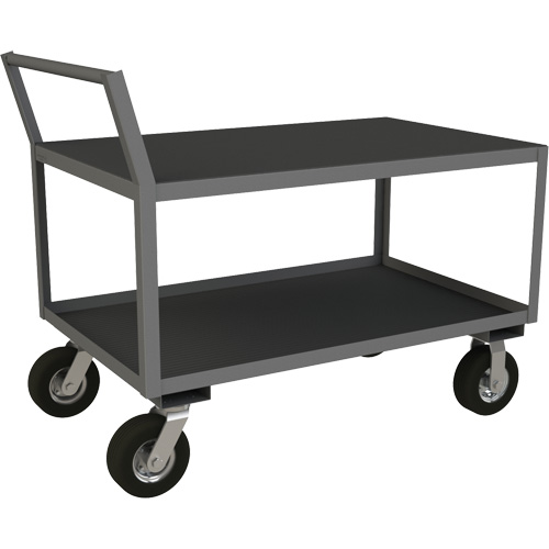 Chariot &agrave; instruments &agrave; profil bas, 2 niveaux, 24-1/4" la x 51" p x 40-15/16" h, 1200 lb Cap M & M Nord Ouest Inc