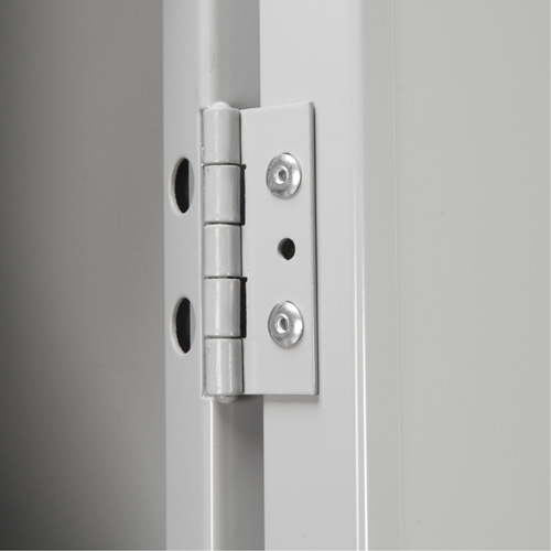 Clean Line Lockers, 2 -tier, Bank of 4, 48" x 18" x 72", Steel, Beige, Rivet (Assembled) M & M Nord Ouest Inc